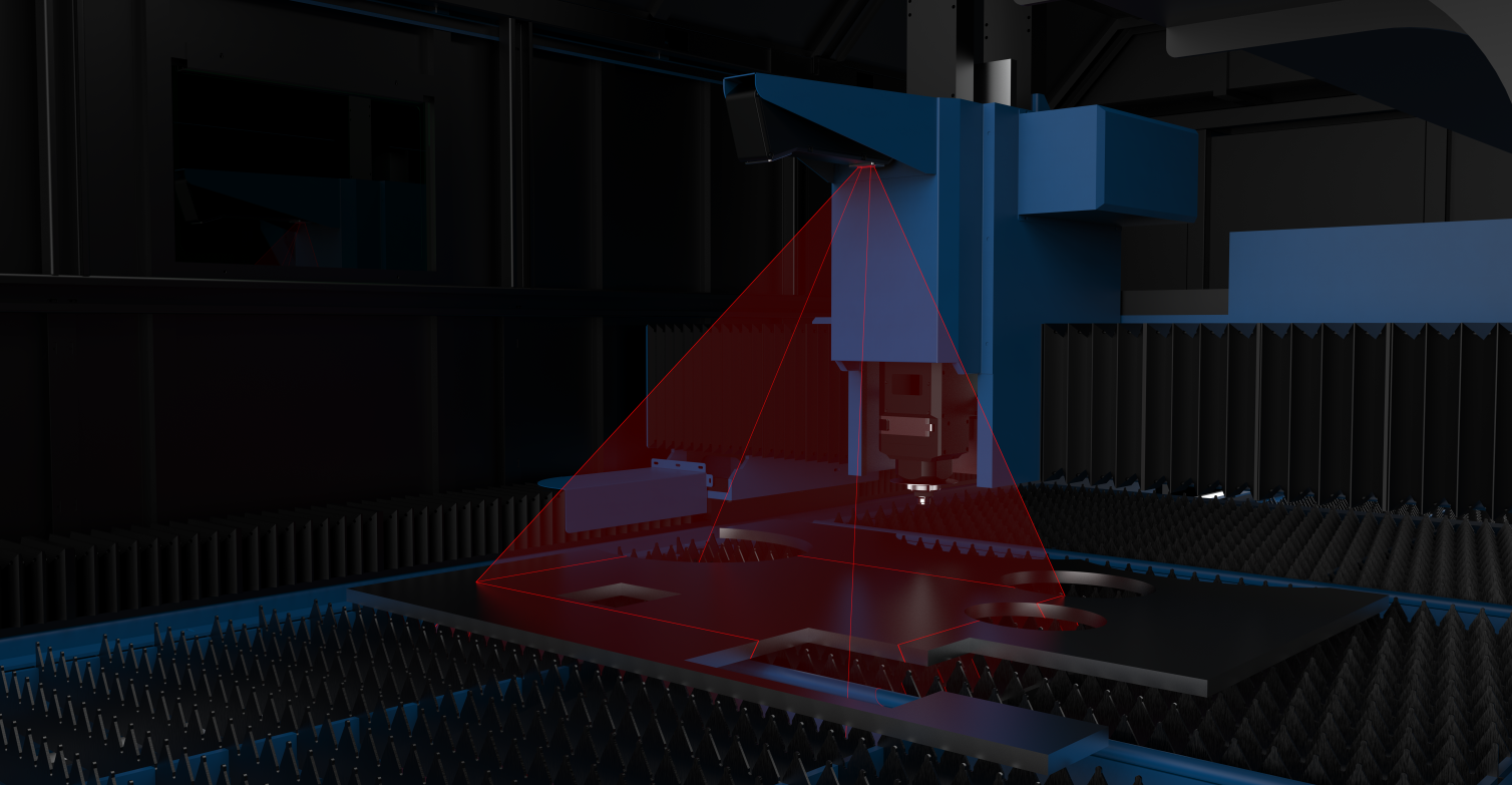 straight cutting with optional eye in the sky system